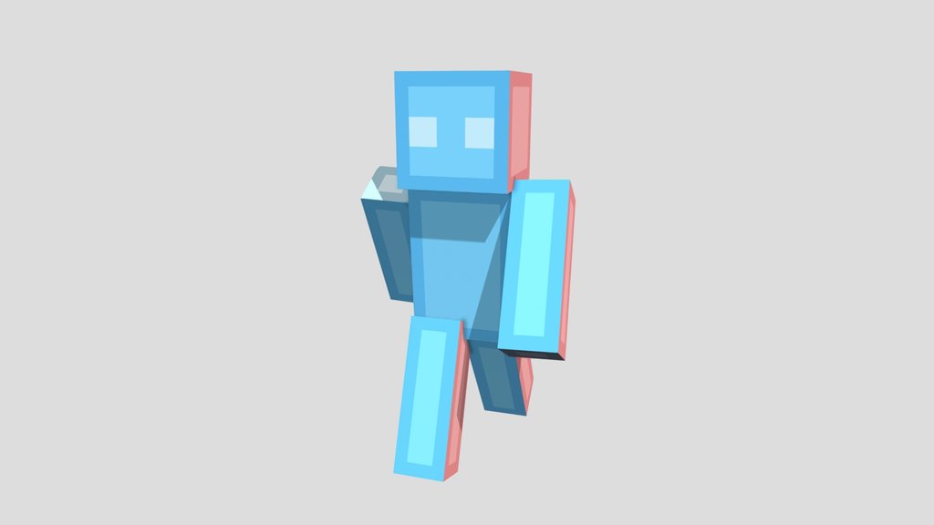 Minecraft Idle and Walking animation