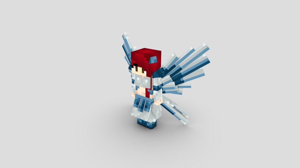 erza scarlet - minecraft
