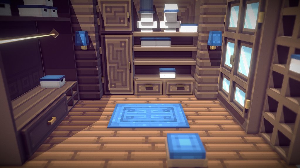 Wardrobe minecraft room