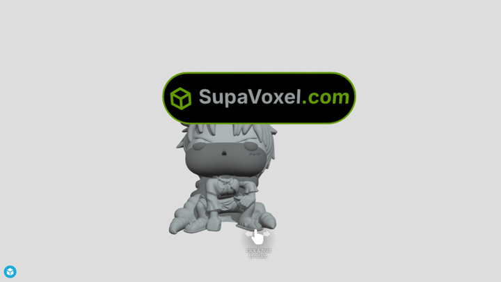 Chibi Anime Boy Figure - Sloyd vs SupaVoxel