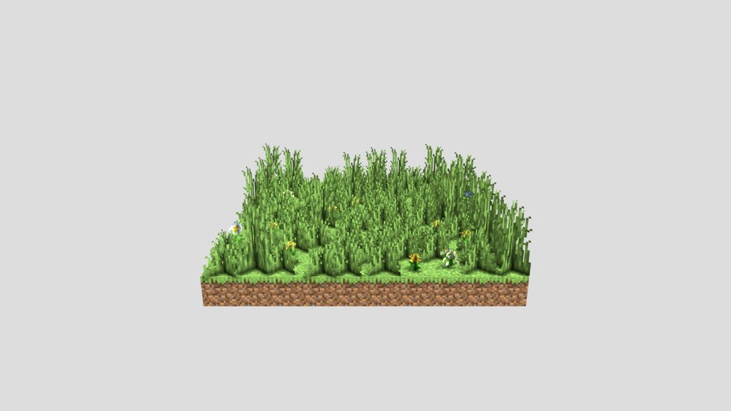 Minecraft Flatland + Flowers