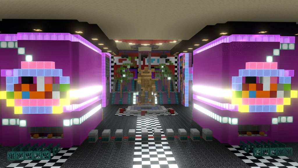 CuppaTeaExe's Minecraft Fnaf Sb Main Lobby