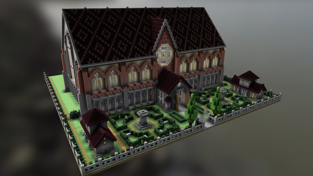 Minecraft abbey
