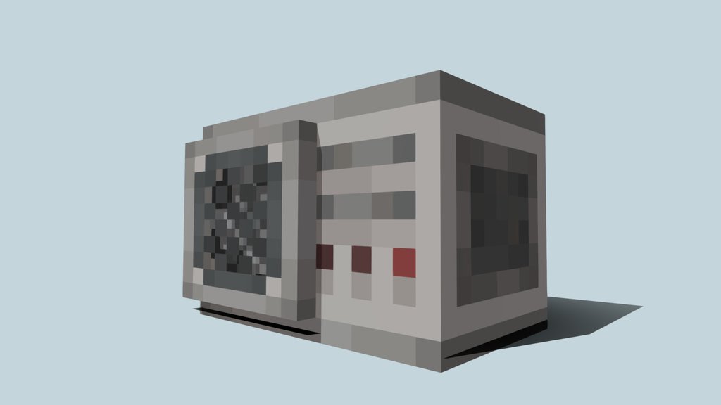 [low poly] air conditioner