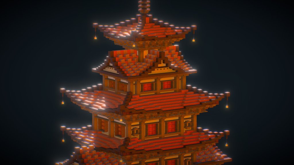 Japanese Temple MINECRAFT Build