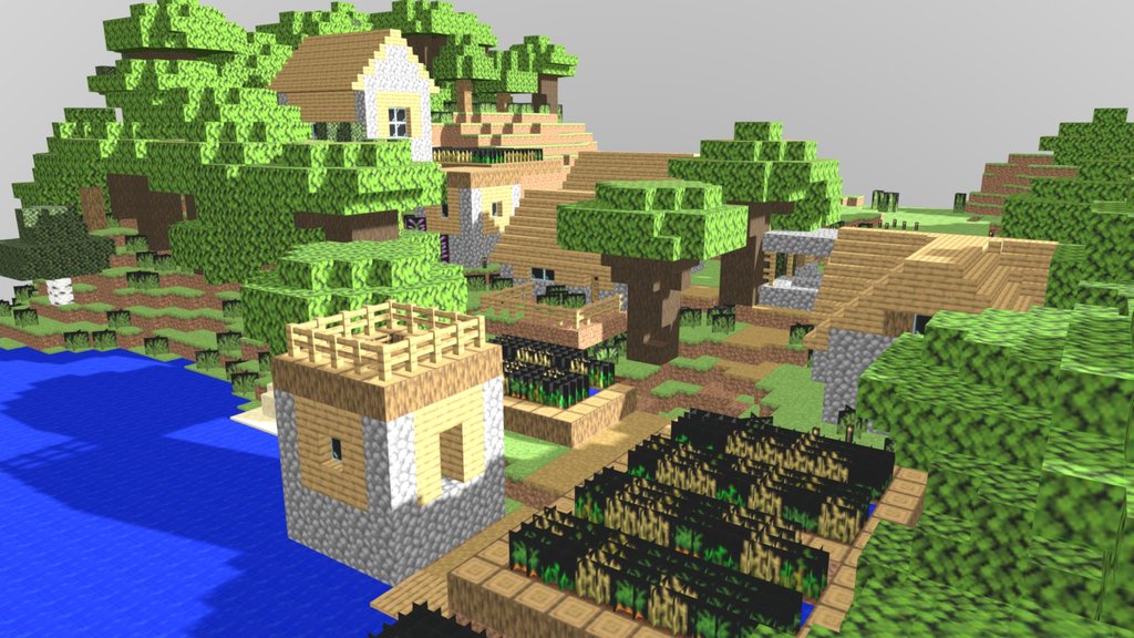 Map Minecraft village