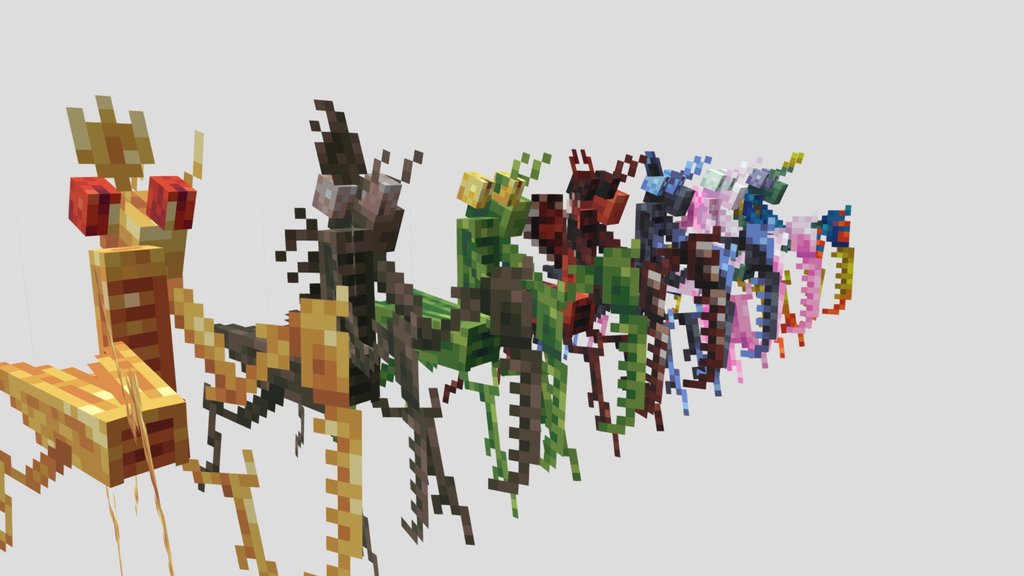 Monster Roster - Mantis Variants