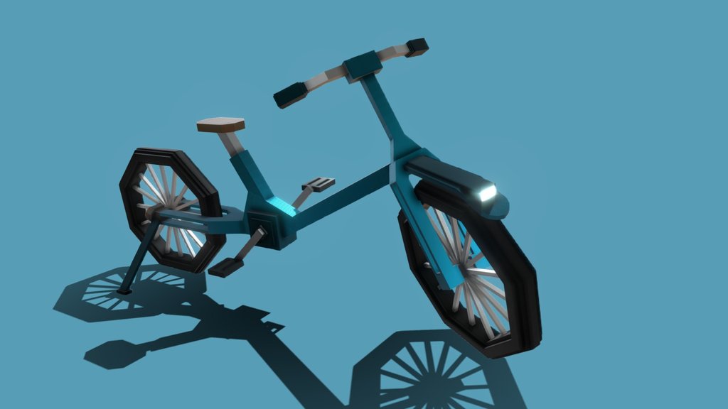 chainless Bike low poly -blockbench (FREE)