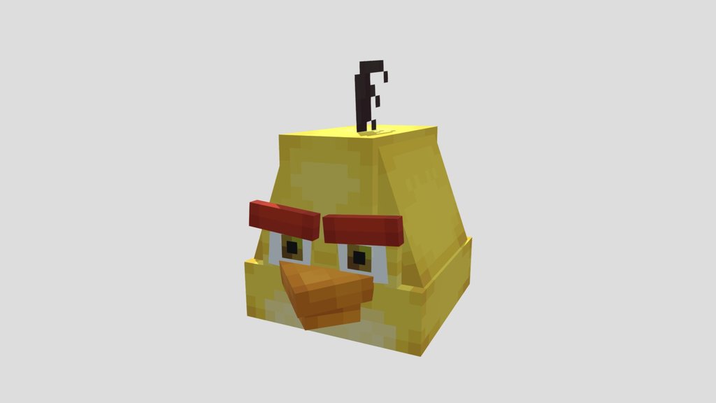 Chuck - Angry birds Minecraft Style