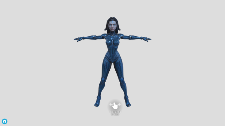 Cyborg Woman Character - Prisma 3D vs SupaVoxel