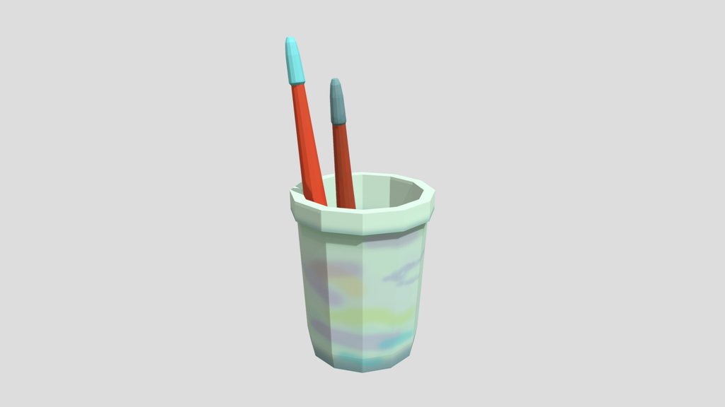 Cup With Pens