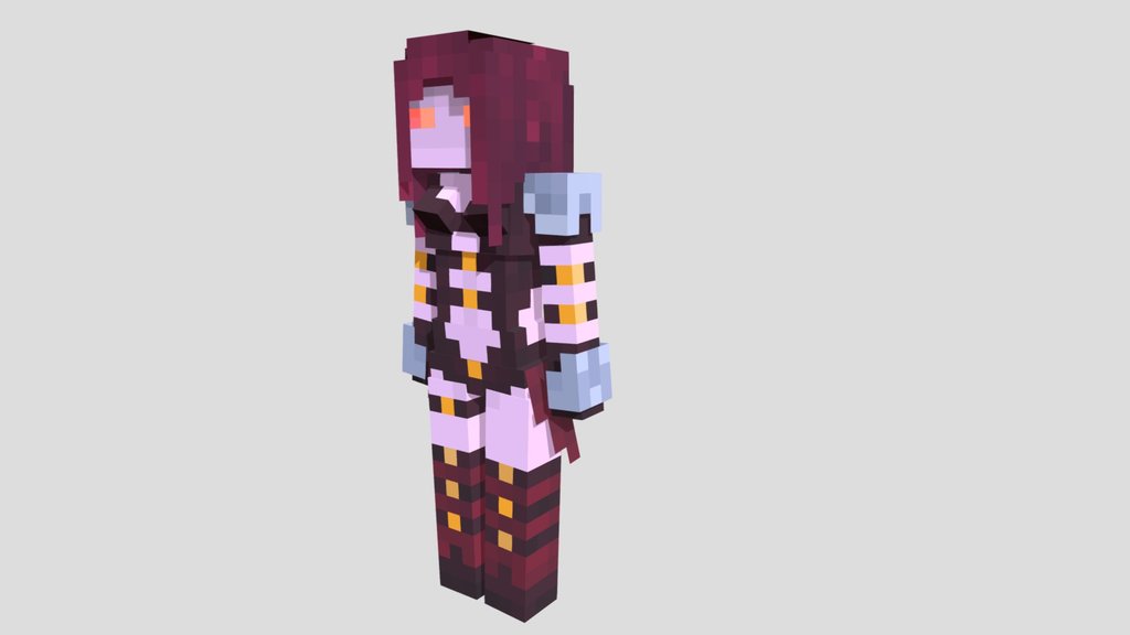 Simple Cultist Girl model