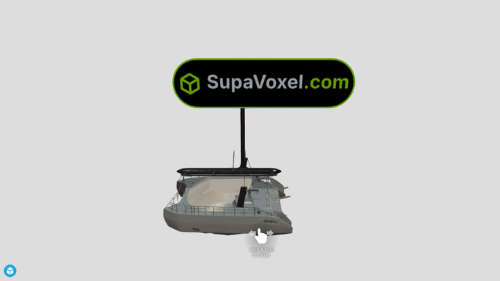 Luxury Catamaran - Tripo 3D vs SupaVoxel