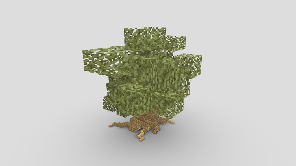 Oak Sapling 3D Minecraft