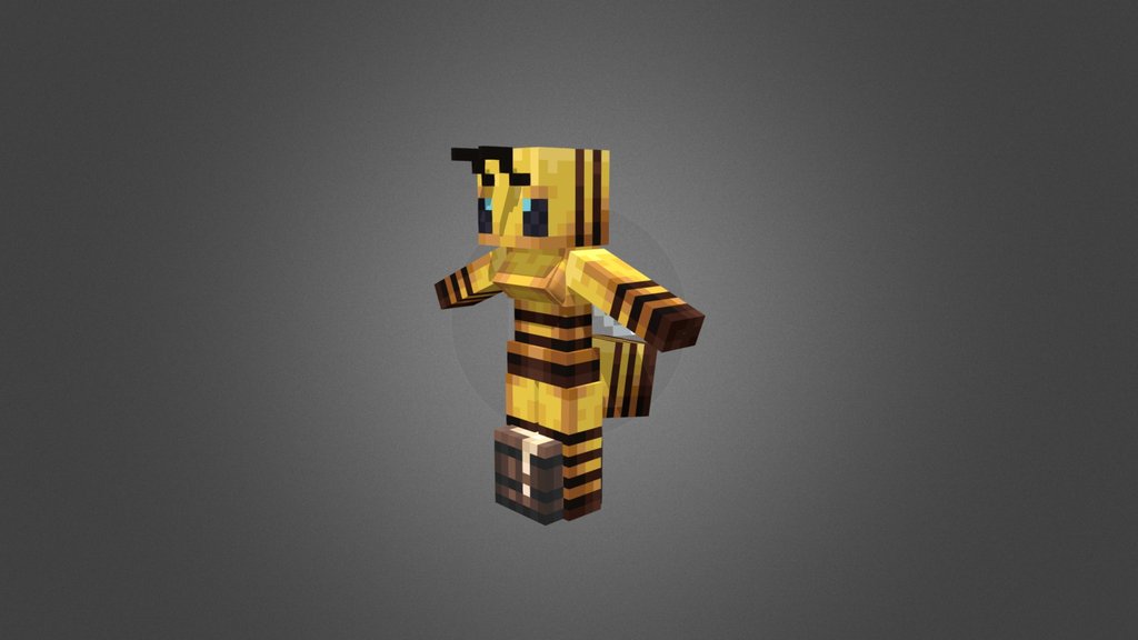 Bee Girl Rigged Blender