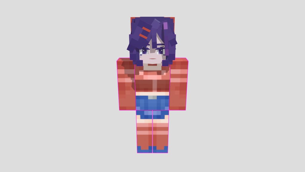 Mita Minecraft ( without bones) fun model