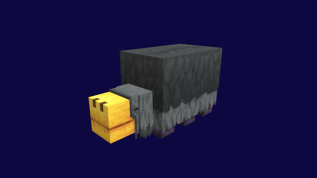 {Minecraft} Sniffer Entity (Gray & Black)