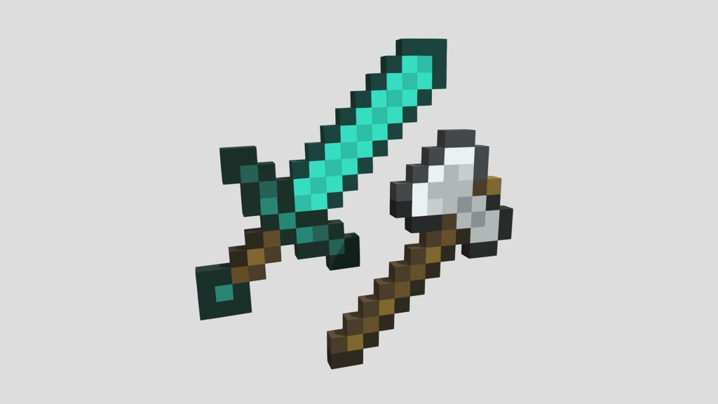 SWORD & AXE - MINECRAFT