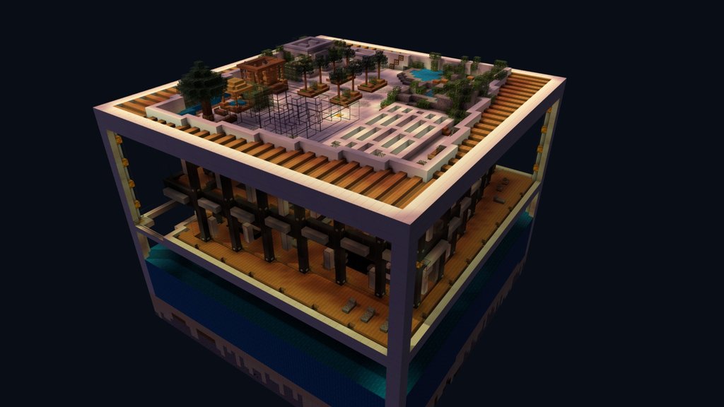 Floating House - Minecraft