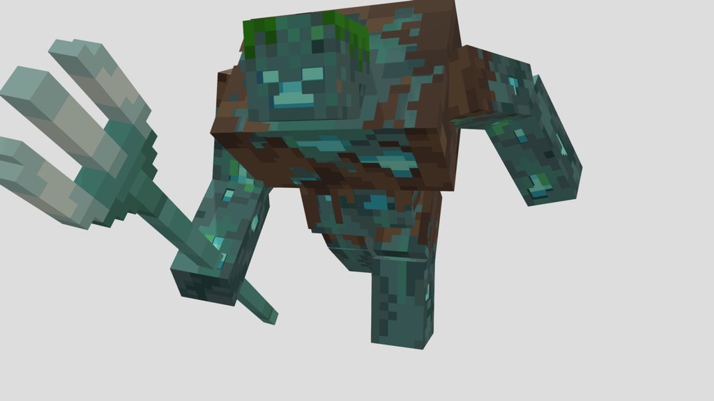 Minecraft Animated Mutant Drowned
