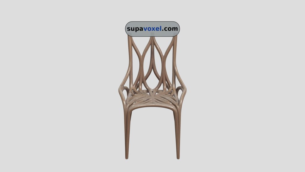 Organic Wooden Chair - Maya vs SupaVoxel