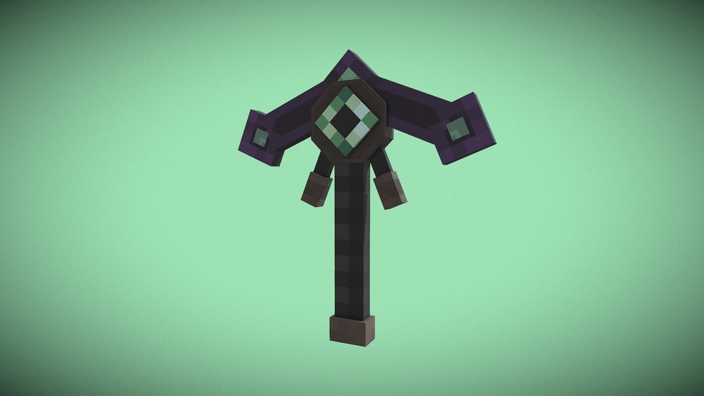 Ender Themed Java Pickaxe