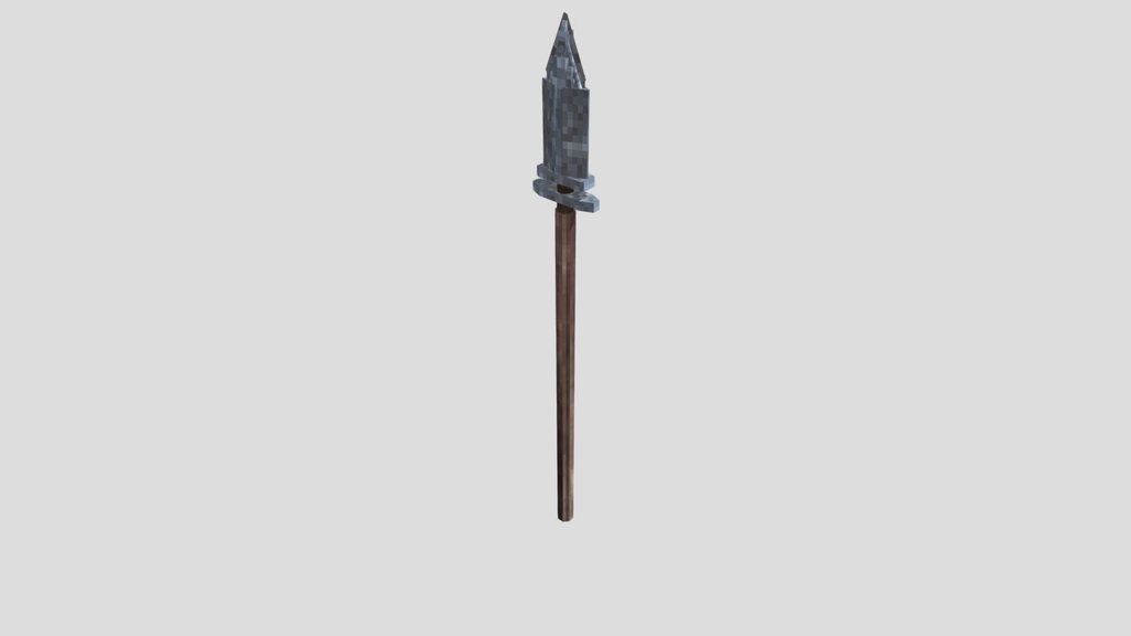 [ Minecraft ] Medieval Spear Low Poly