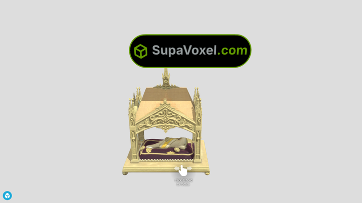 Golden Reliquary - Hitem3D vs Meshy vs SupaVoxel