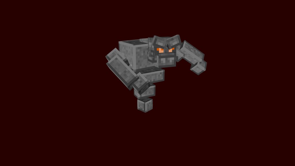 Minecraft Stone Golem Mob