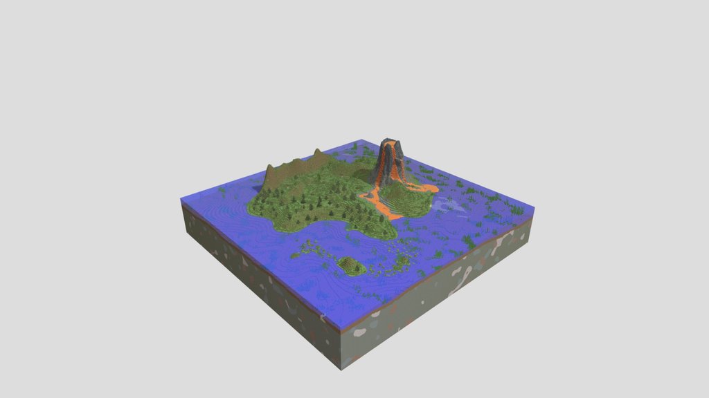 Volcanic Island By Creeper Coastal