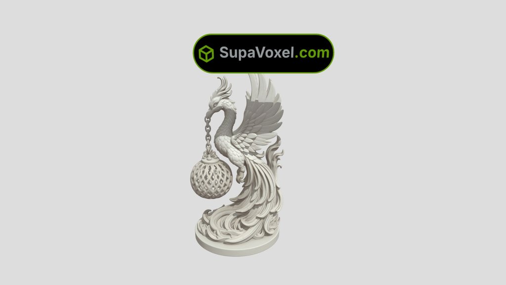 Phoenix Statue - Pixal3D vs SupaVoxel
