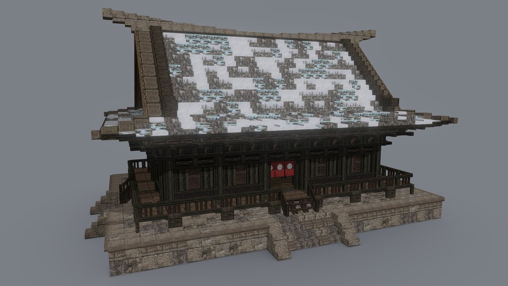 Small Japanese temple