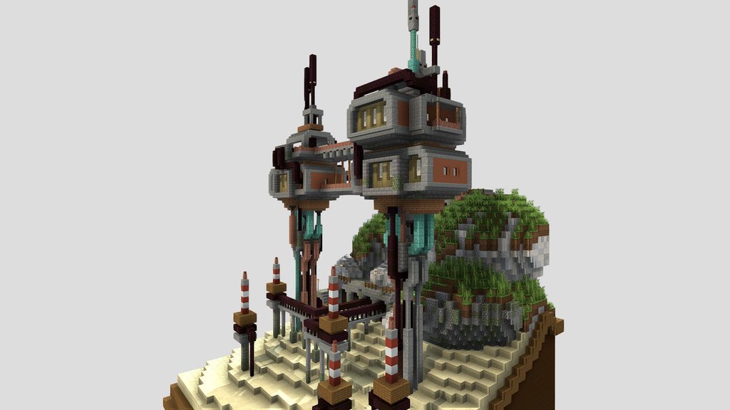 Outpost By The Dry Sea