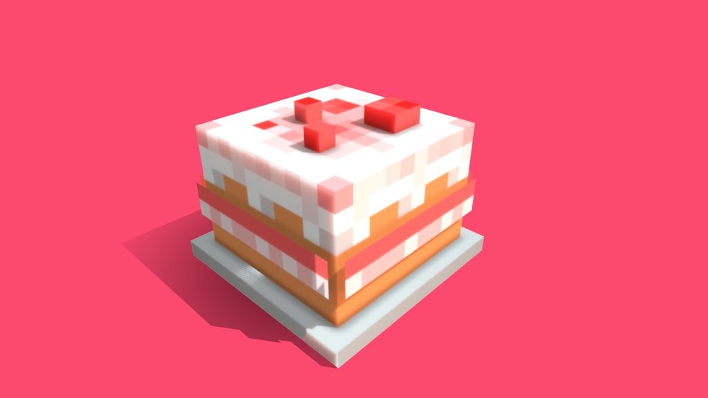 Sweet Minecraft Cake