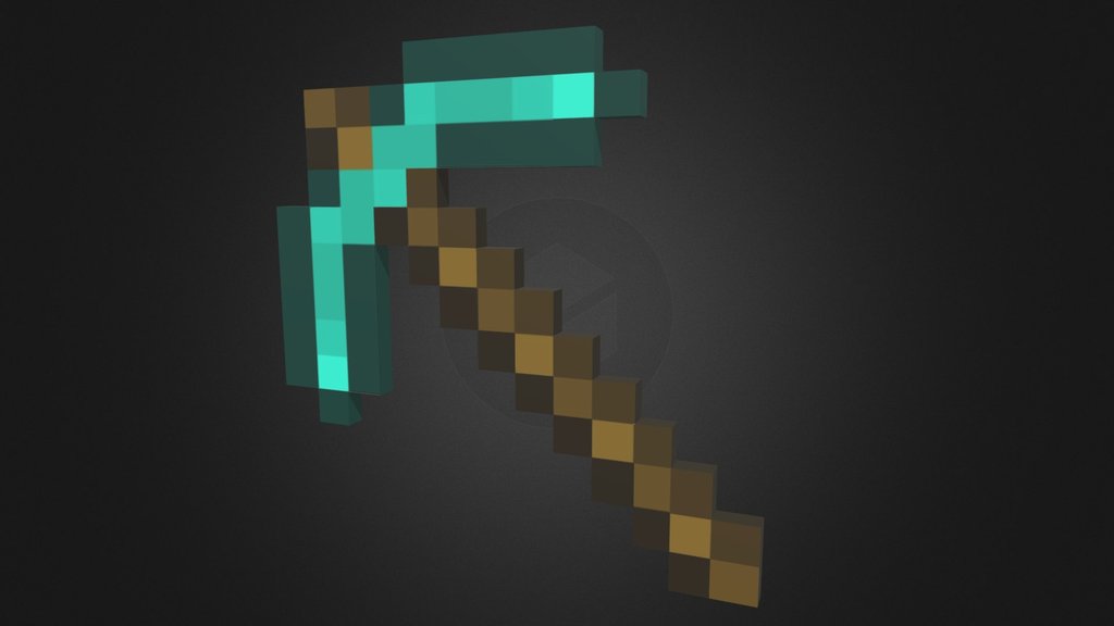 PICO DE DIAMANTE! - MINECRAFT (OBJ)