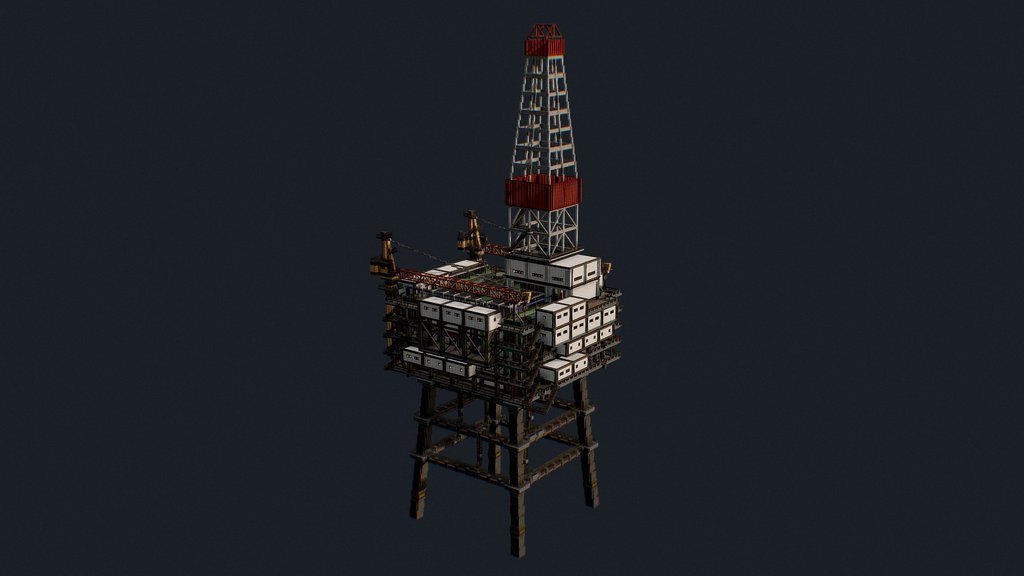 Offshore oil rig