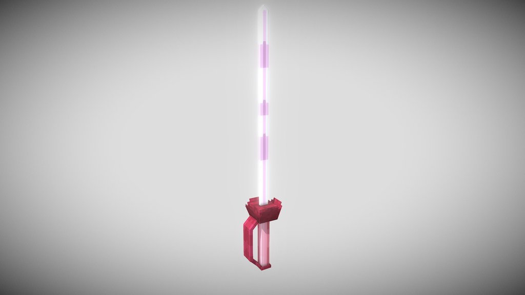 Rose quartz rapier