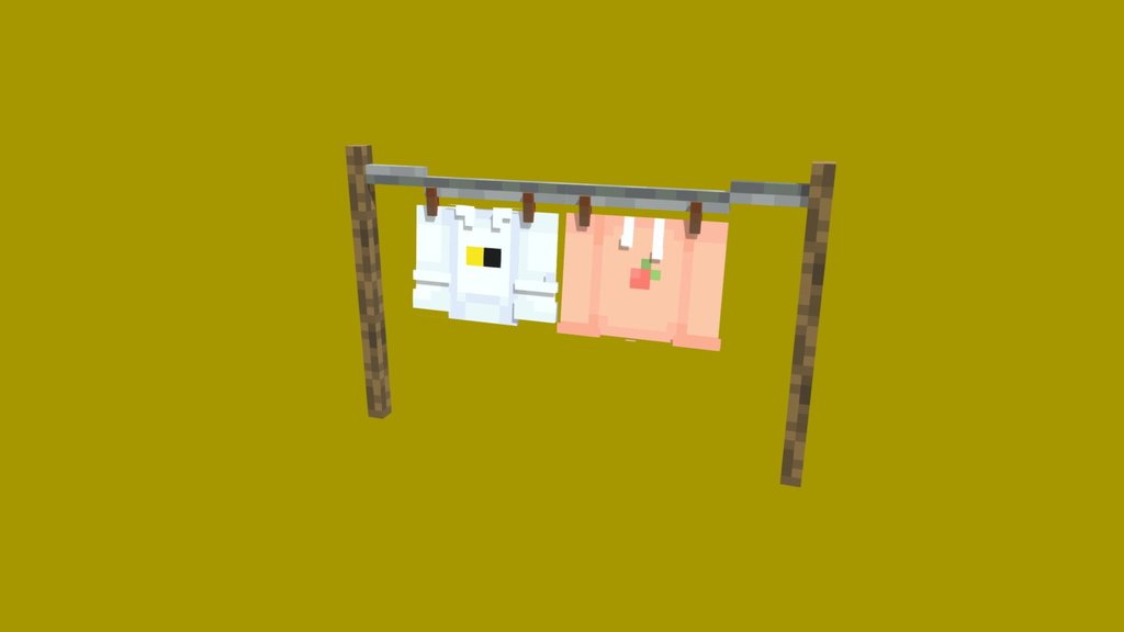 {Minecraft} Clothesline with Jumpers