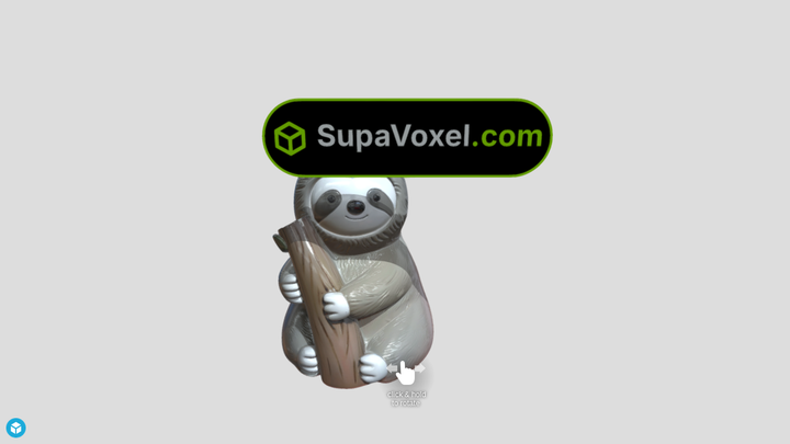 Sloth - 3D AI Studio vs Meshy vs SupaVoxel