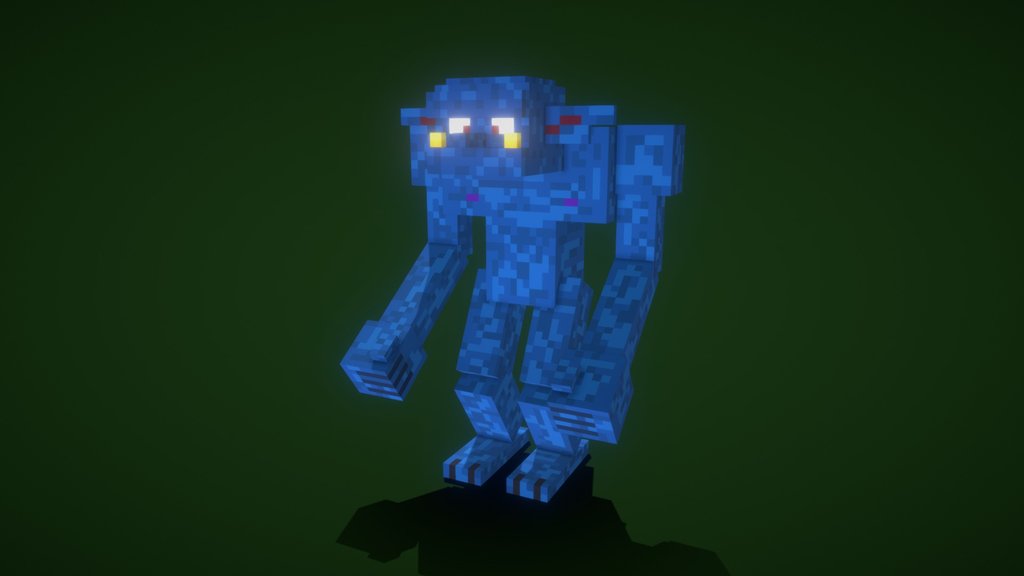 Minecraft Blue Troll