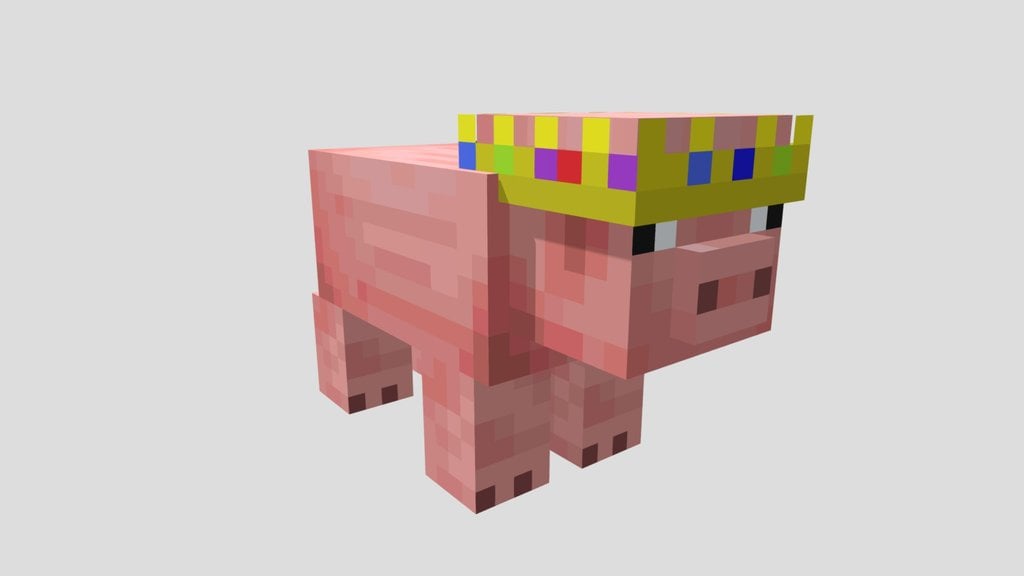 Pig With Crown