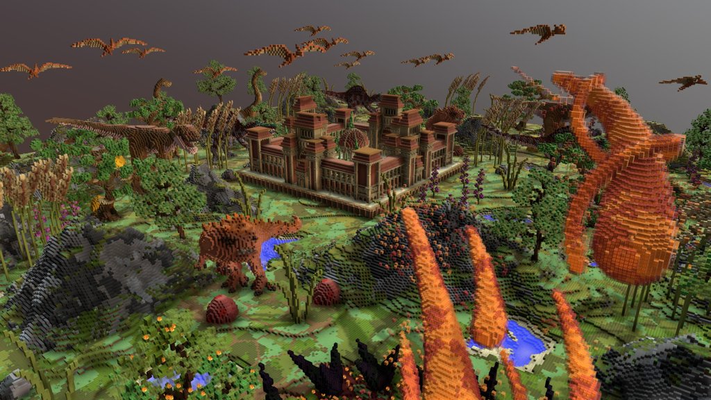 Factions Spawn + Warzone - Jurassic Them