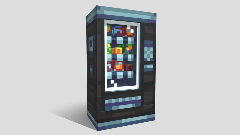Black Vending Machine