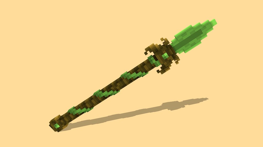 Minecraft 3D Spear