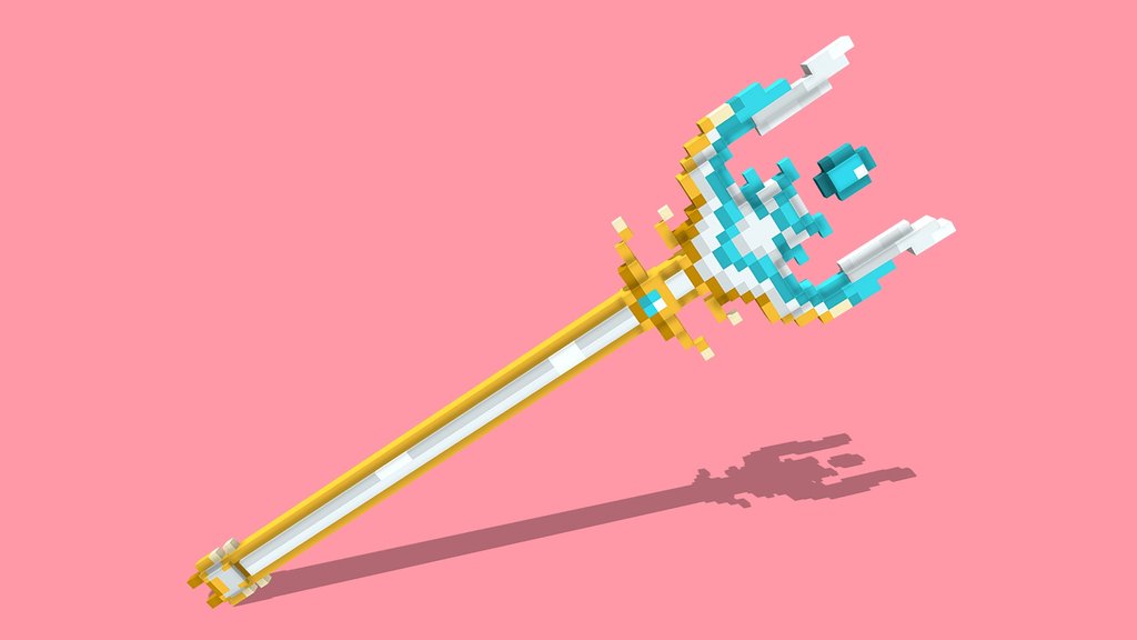 Minecraft 3D Staff