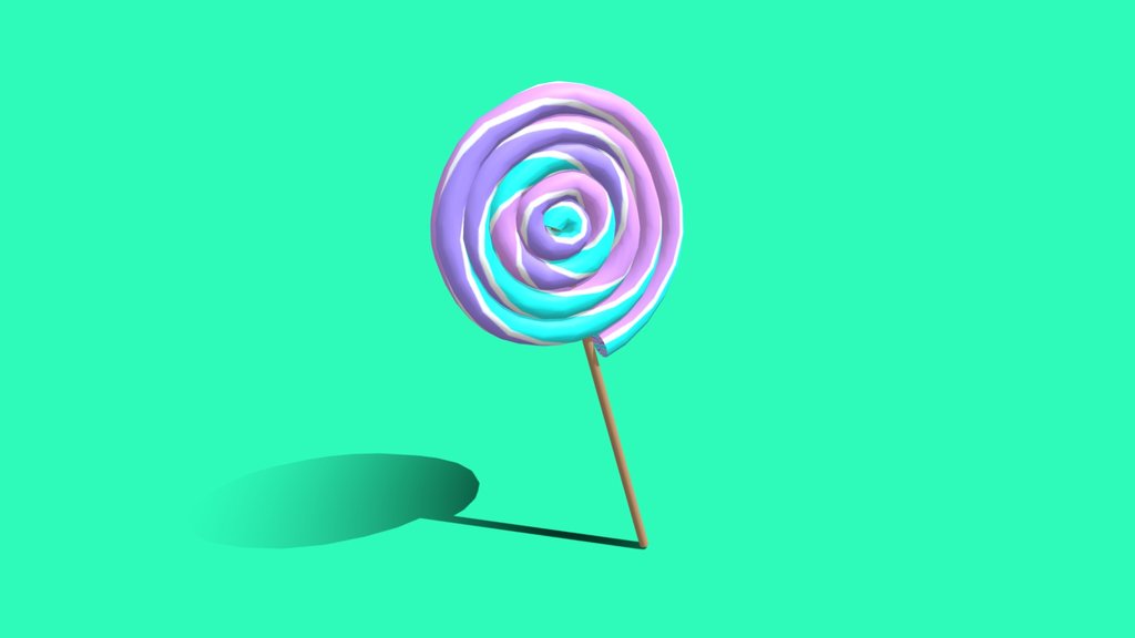Unicorn Color Swirl Lollipop