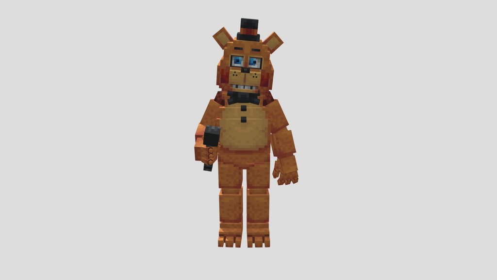 Toy Freddy Minecraft Model