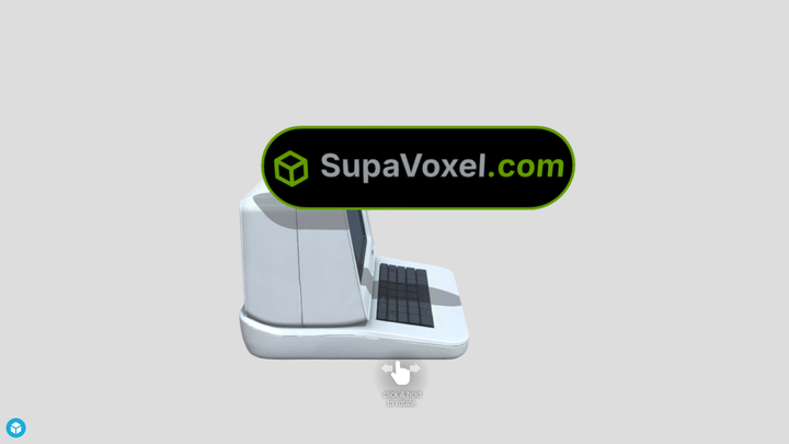 Retro Computer Terminal - Tripo3D vs SupaVoxel