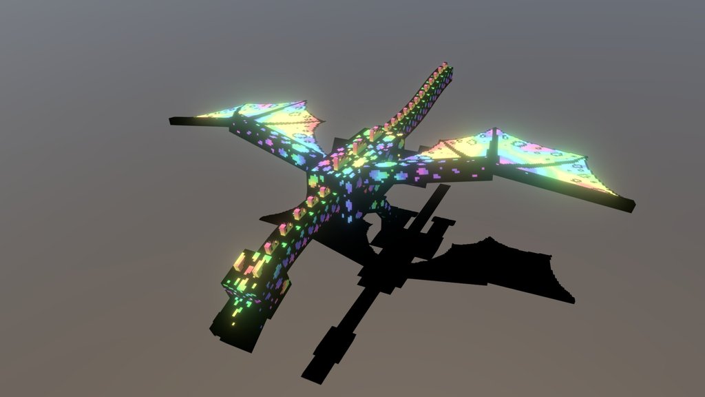 Minecraft rainbow dragon