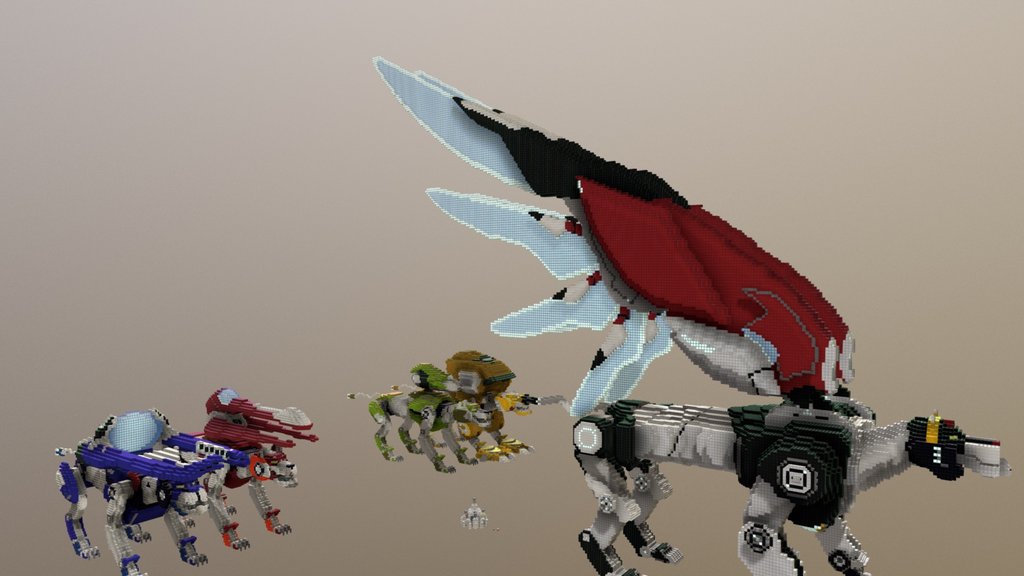Voltron lions upgrade